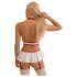 Cottelli - ensemble d’infirmière deux pièces (blanc-rouge) - XL