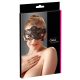Cottelli - Masque noir effet dentelle brodée