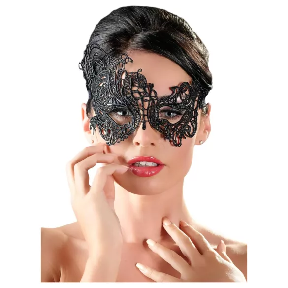Cottelli - Masque asymétrique brodé - noir
