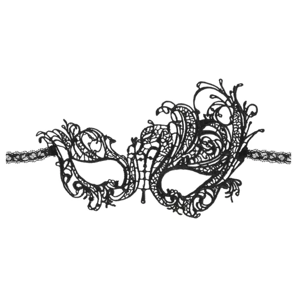 Cottelli - Masque asymétrique brodé - noir