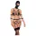 Bad Kitty - harnais corps et masque - noir - M