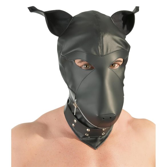 Masque chien - noir (S-L)