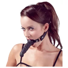 Fetish - bâillon avec gode - noir