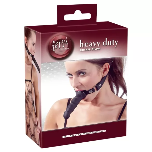 Fetish - bâillon avec gode - noir