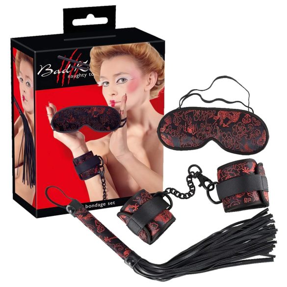 Bad Kitty - set asiatique rouge-noir
