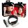 Bad Kitty - Collier et laisse en silicone (noir)