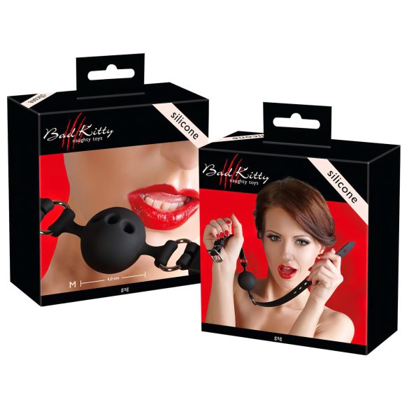 Bad Kitty - embout buccal en silicone moyen (noir)