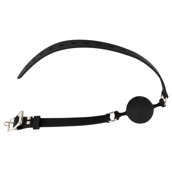Bad Kitty - bâillon boule moyen - silicone noir