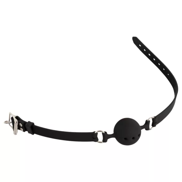 Bad Kitty - bâillon boule moyen - silicone noir