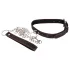 Bad Kitty - collier cœur avec laisse en métal - noir