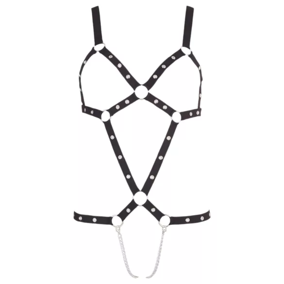 Bad Kitty - body harnais clouté - noir (S-L)