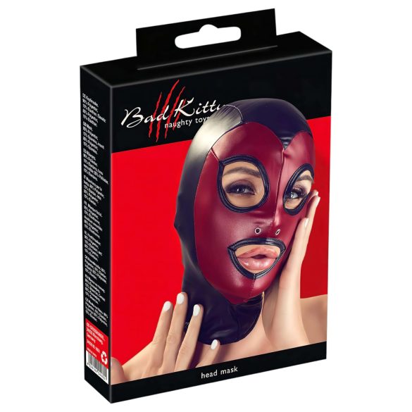 Bad Kitty - Masque de succion brillant - rouge (S-L)