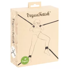 Vegan Fetish - kit de fixation lit - bondage noir