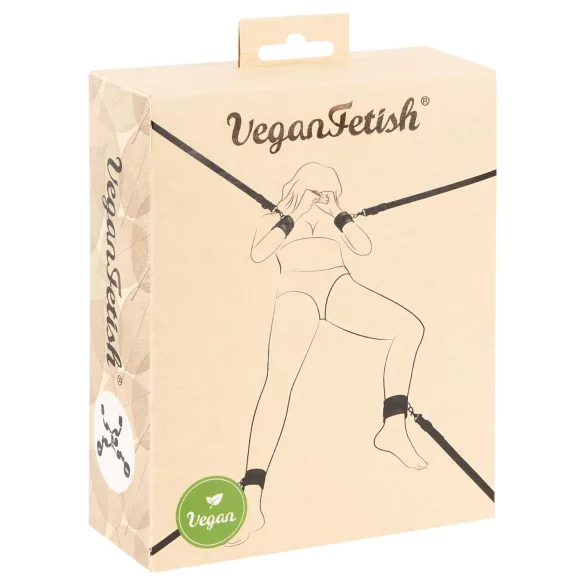 Vegan Fetish - kit de fixation lit - bondage noir