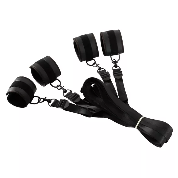 Vegan Fetish - kit de fixation lit - bondage noir