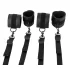 Vegan Fetish - kit de fixation lit - bondage noir