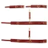 Bad Kitty - menottes attachées aux cuisses - set de contraintes - rouge