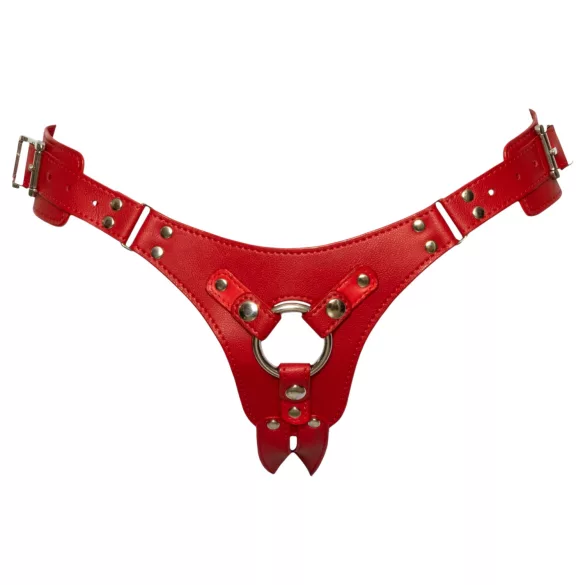 Bad Kitty - harnais pour godemichés (rouge)