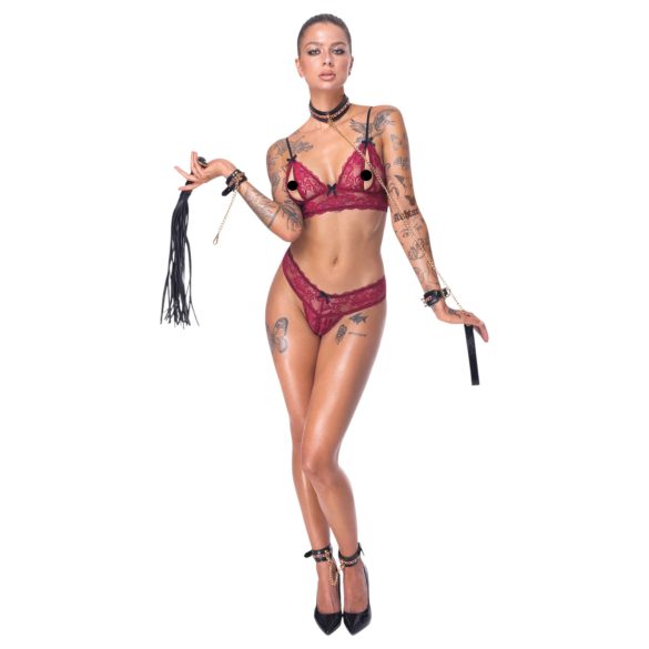 Bad Kitty - kit bondage 6 pièces - noir