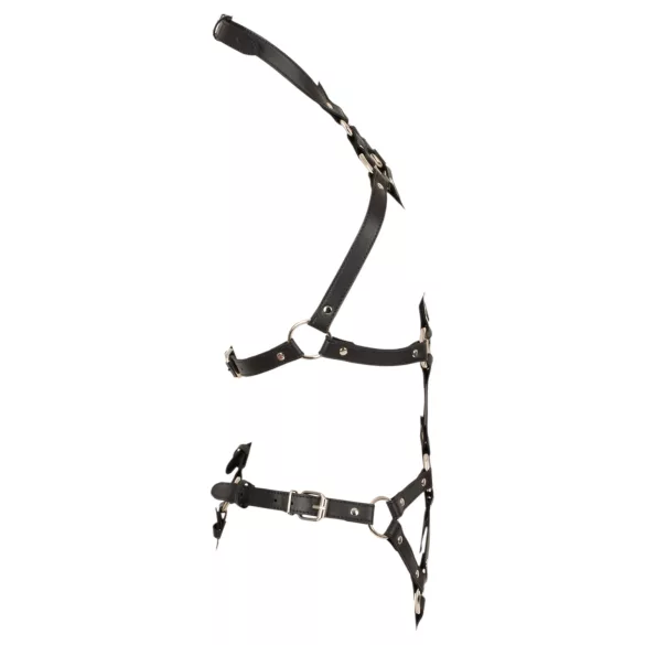 Bad Kitty - body à bretelles avec soutien-gorge ouvert (noir) - S-L