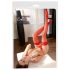 Cottelli - Bas satin rouge - 3/M-L