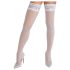 Cottelli - bas autofixants en dentelle florale (blanc)