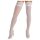 Cottelli - bas autofixants en dentelle florale (blanc) - 4/L