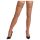 Cottelli - Bas autofixant en dentelle florale (naturel) - 3/M-L