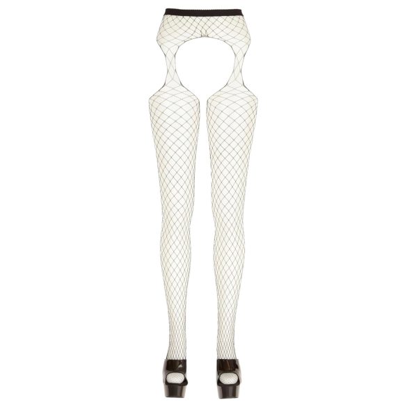 Cottelli - bas résille grands mailles ouvert - noir (S-L)