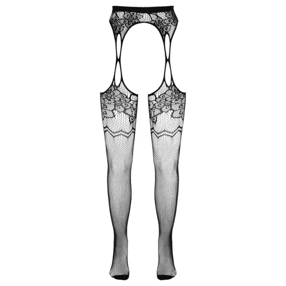 Cottelli - bas résille motif - noir