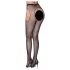 Cottelli Legwear - bas noirs ouverts et brillants (S-L)