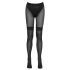 Cottelli - Bas résille ouverts avec dentelle (noir) - 4