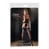 Cottelli - Bas résille noire à couture arrière et talons élevés - 8