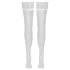 Cottelli - Bas autofixants femme - effet soie - blanc - M