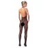 NO:XQSE - Body en dentelle - Orné de perles - Noir
