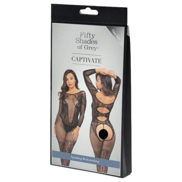 Cinquante nuances de Grey - Combinaison en dentelle sexy (noir)