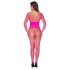 Cottelli - Combinaison résille rose - S-L