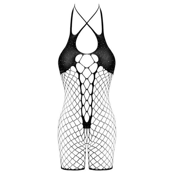 Cottelli - body noir résille ouvert (S-L)