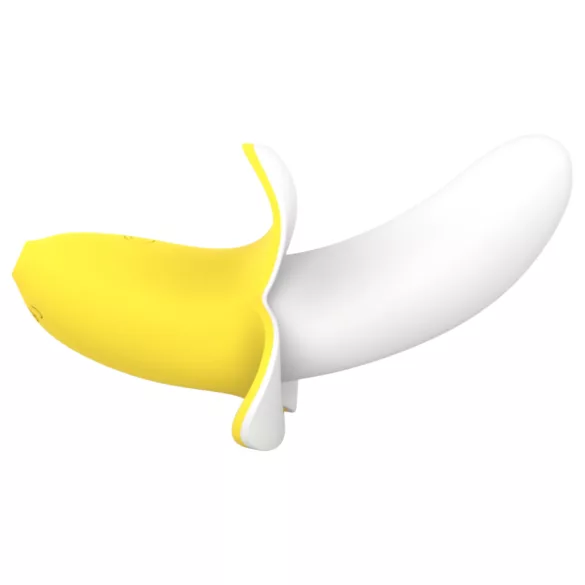 Lonely - vibromasseur rechargeable étanche - banane - jaune/blanc