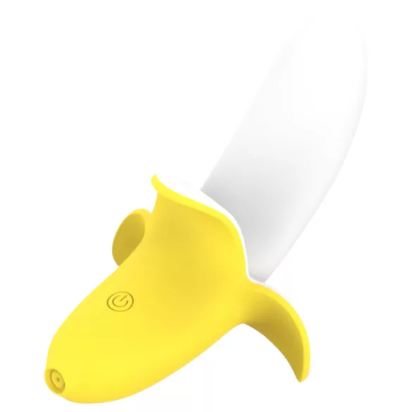 Lonely - vibromasseur rechargeable étanche - banane - jaune/blanc