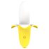 Lonely - vibromasseur étanche rechargeable banane (jaune-blanc)