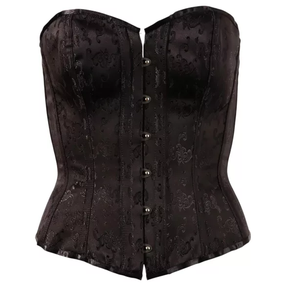 Cottelli - corset fête brodé - noir