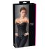 Cottelli - Corset de fête brodé (noir) - L