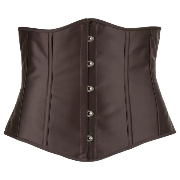 Cottelli - serre-taille grande taille satin - noir - 2XL