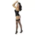 Cottelli Party - bustier porte-jarretelles satin noir - XL