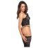 Noir - Corset en Dentelle (Noir)