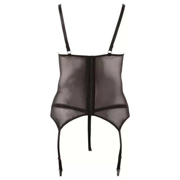 Cottelli - Haut femme dentelle à ruban - noir - XXL