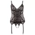 Cottelli - Haut femme dentelle à ruban - noir - XXXXL