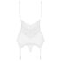 Obsessive 810-COR-2 - Ensemble porte-jarretelles dentelle (blanc)