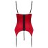 Cottelli - Ensemble haut push-up dentelle (rouge) - L